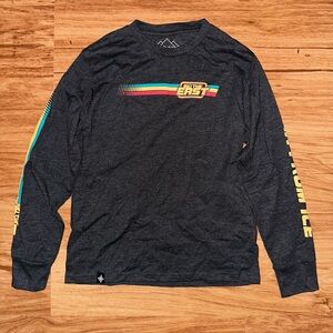 Ski the East Charcoal Long Sleeve Tee